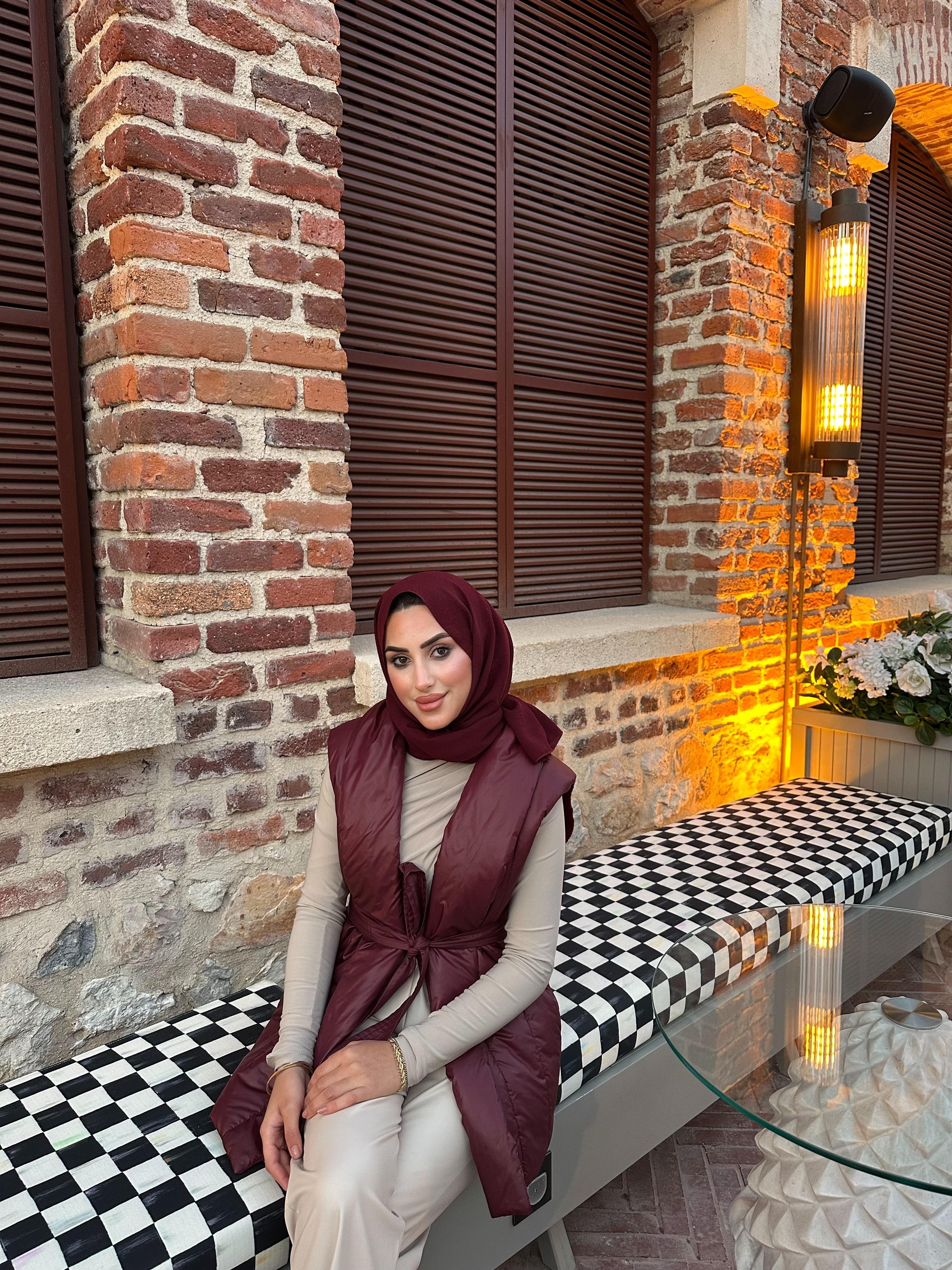 ŞİŞME YELEK BORDO