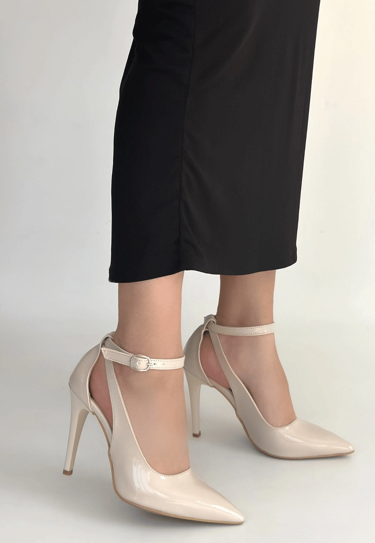 Wenni Bej Rugan Stiletto Ayakkabı
