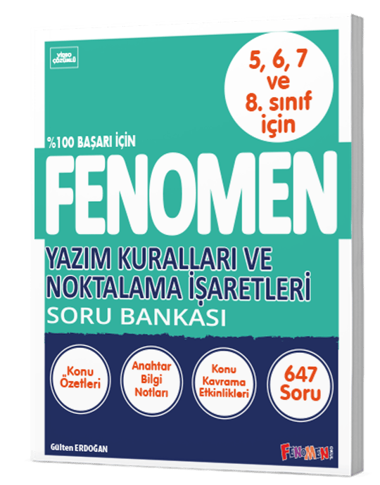 Kurmay Yayınları FENOMEN OKUL 8. SINIF TÜRKÇE SORU BANKASI SETİ