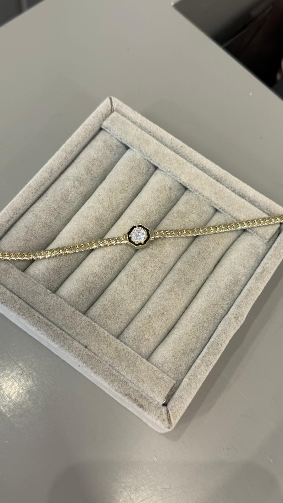 Gold Çağla Şikel Bilekliği