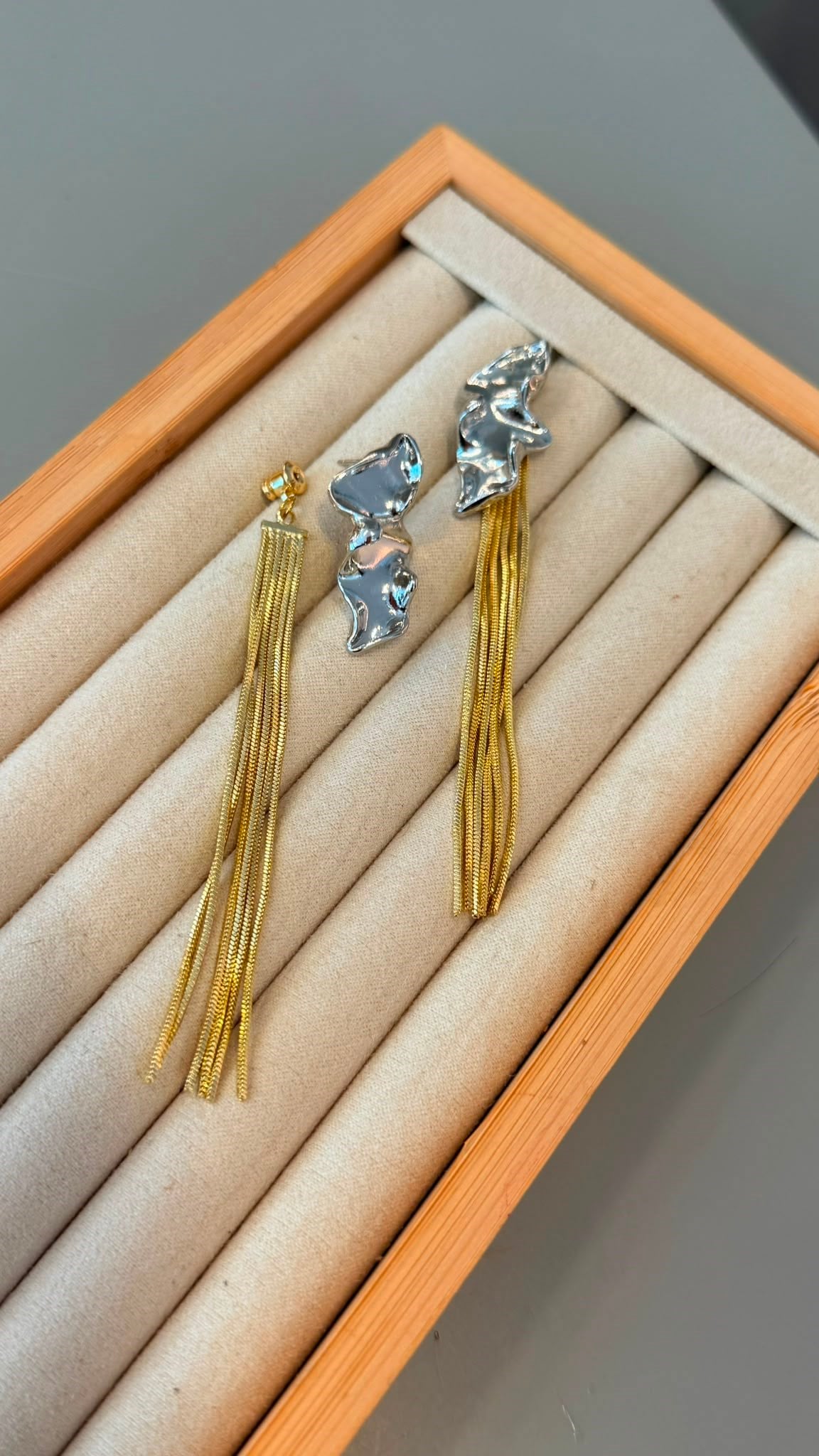 Gold-Silver Hayalet Küpe