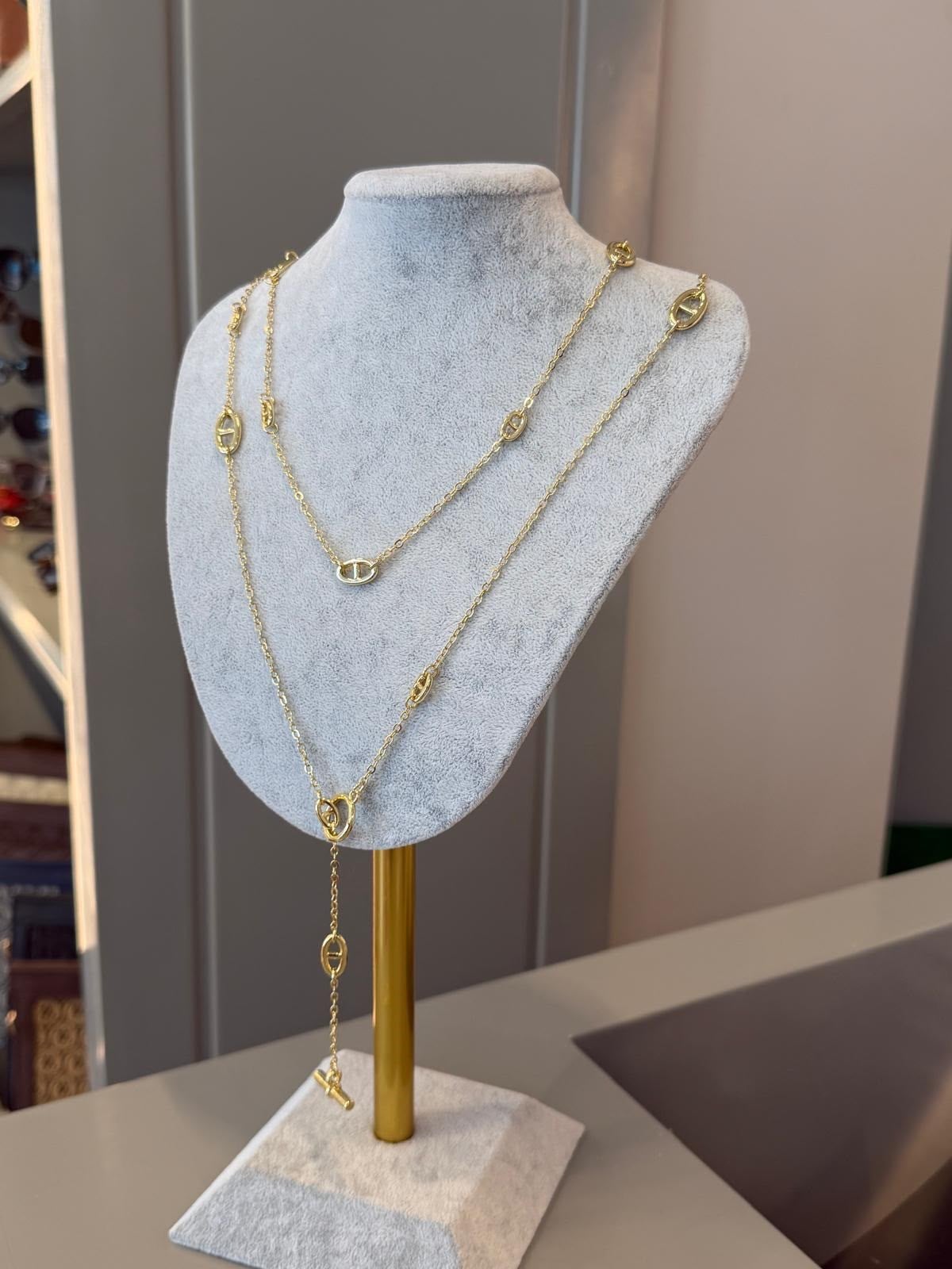 Marka Model Gold Kolye (118 cm)
