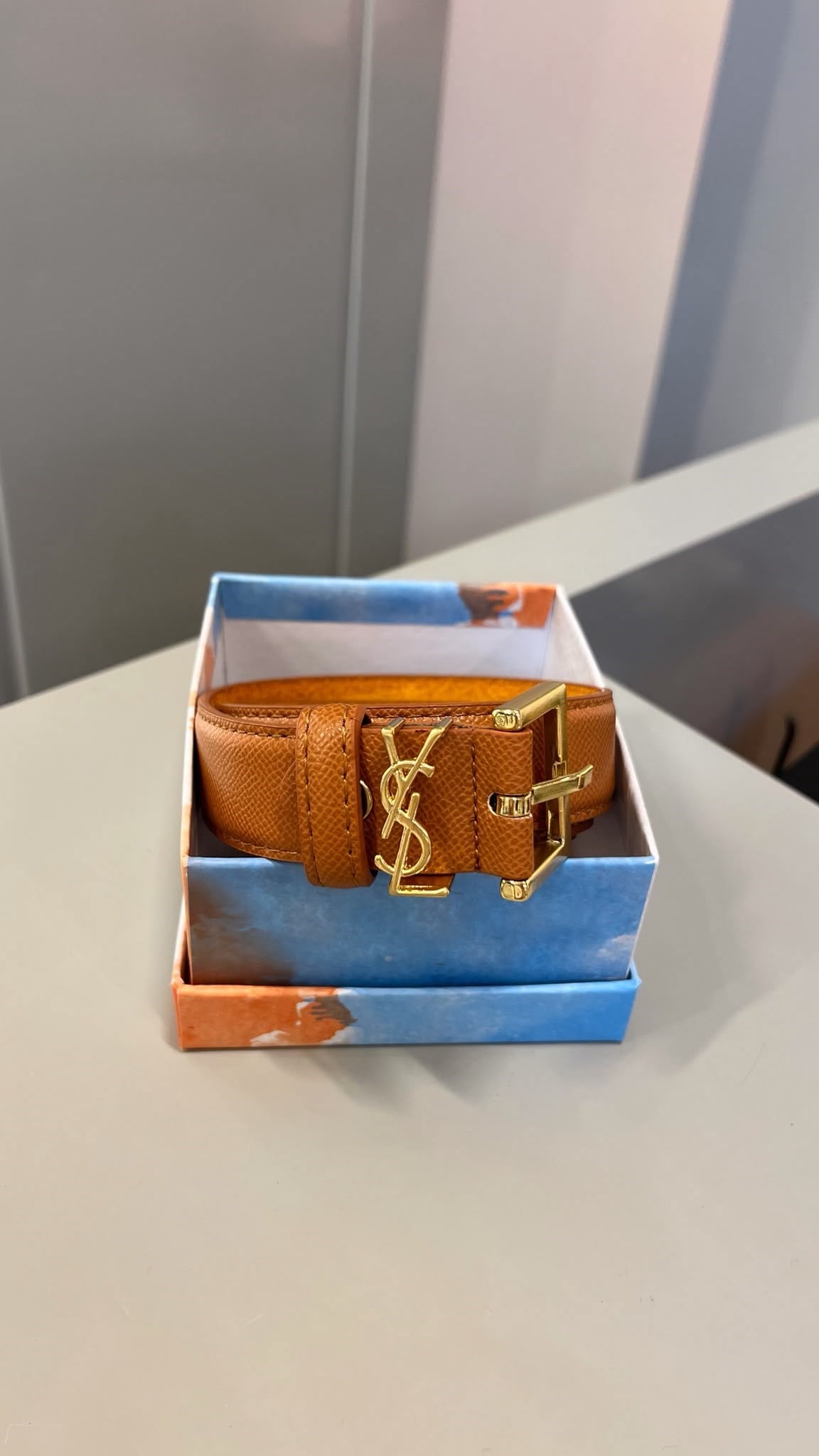 Marka Model Gold Tokalı Taba Renk Kemer