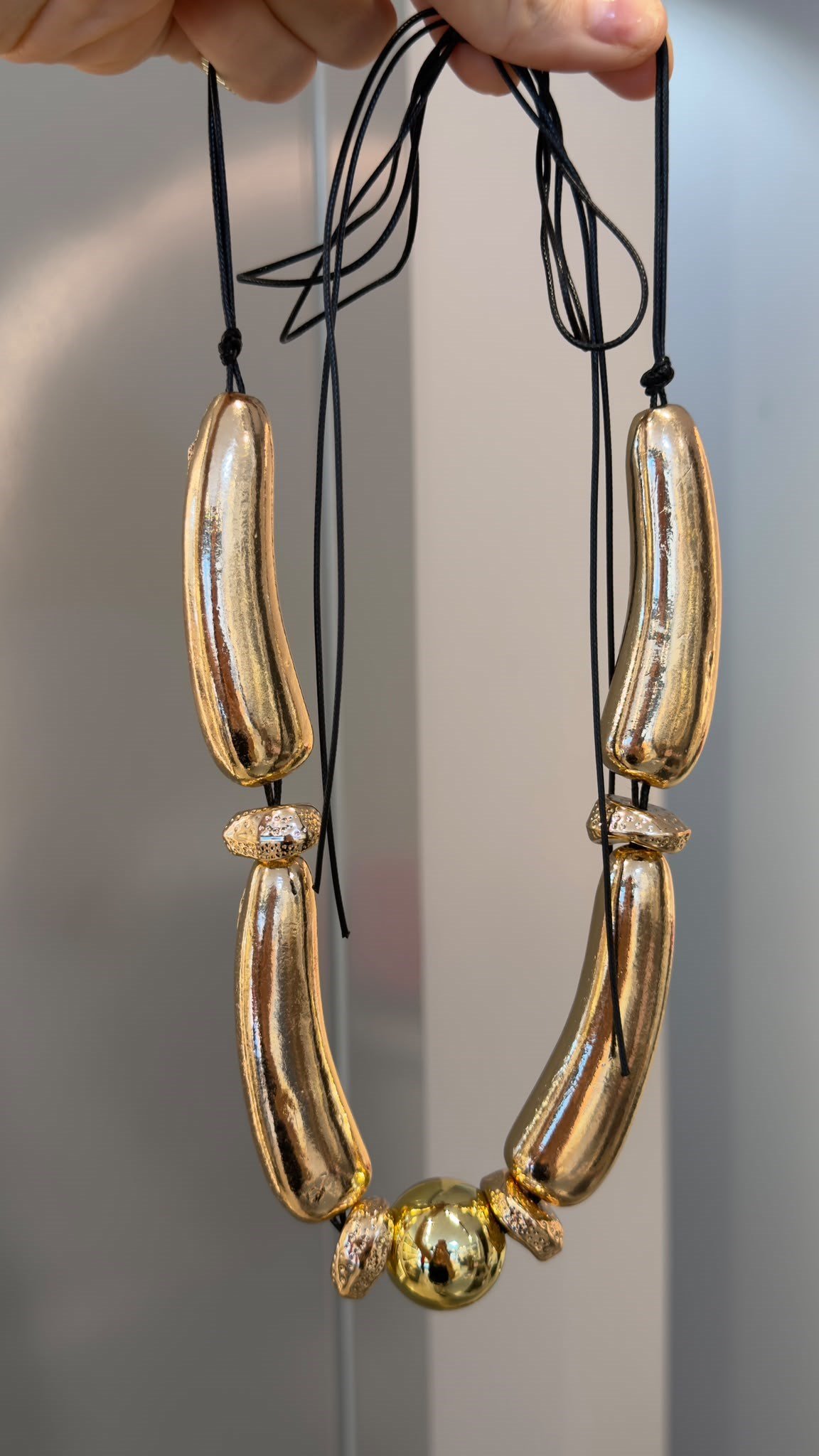 Marka Model Metal Parçalı Kordon Kolye