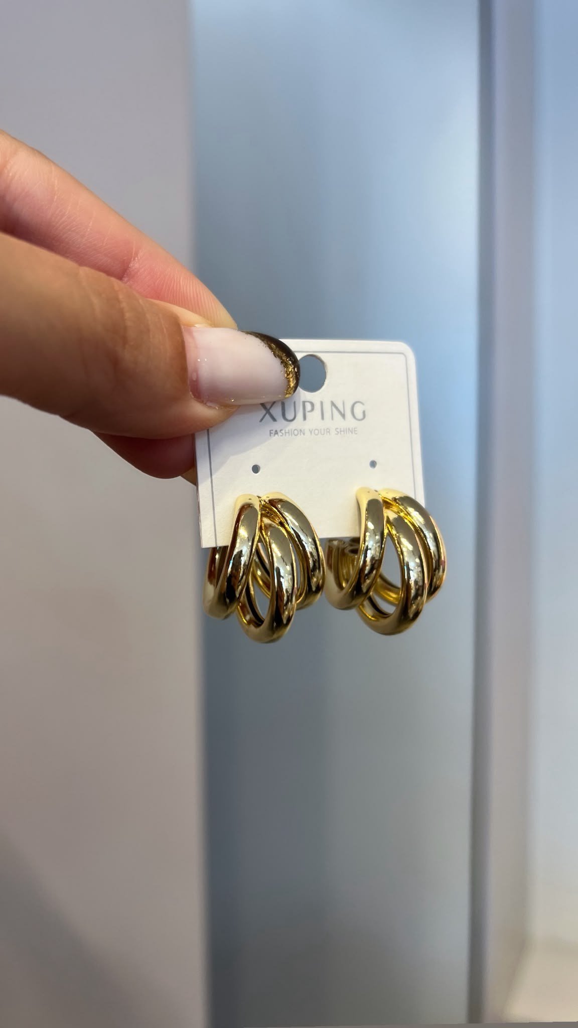 Özel Seri 14K Çoklu Boru Halka Küpe