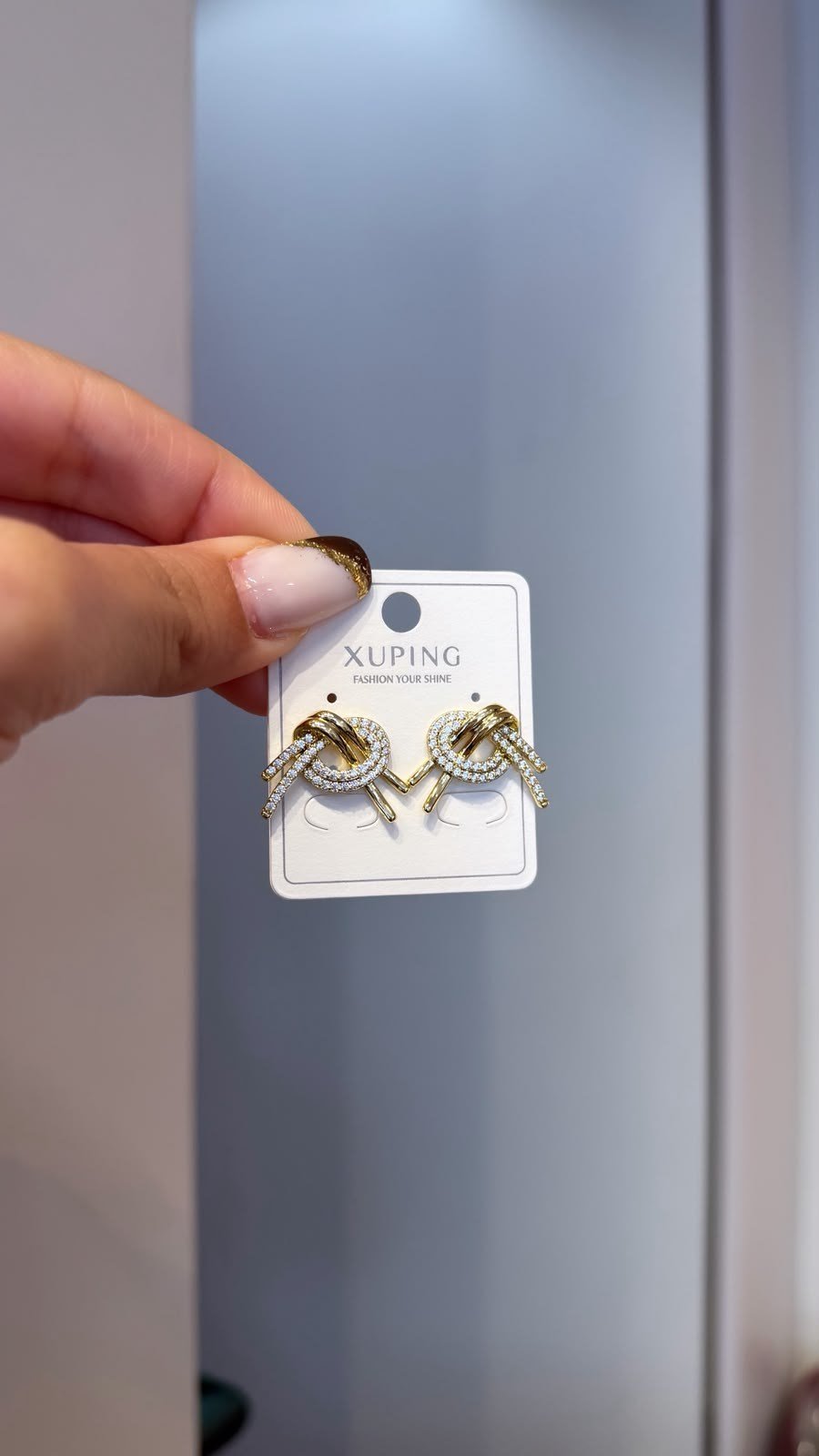 Özel Seri 14K Düğüm Küpe