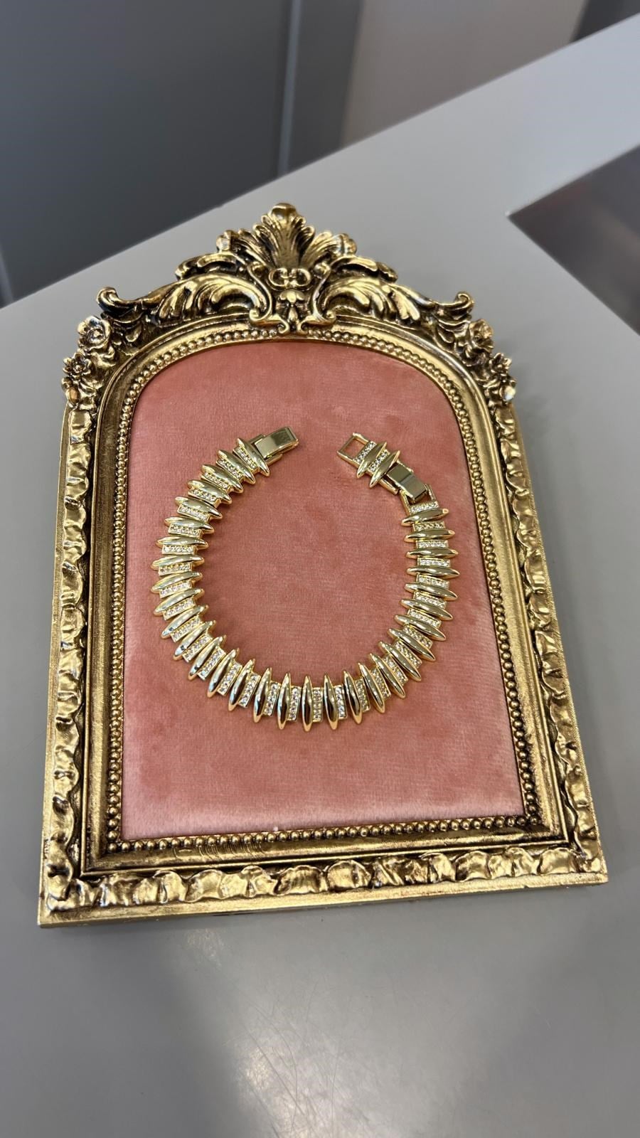 Özel Seri 14K Mızrak Model Taşlı Bileklik