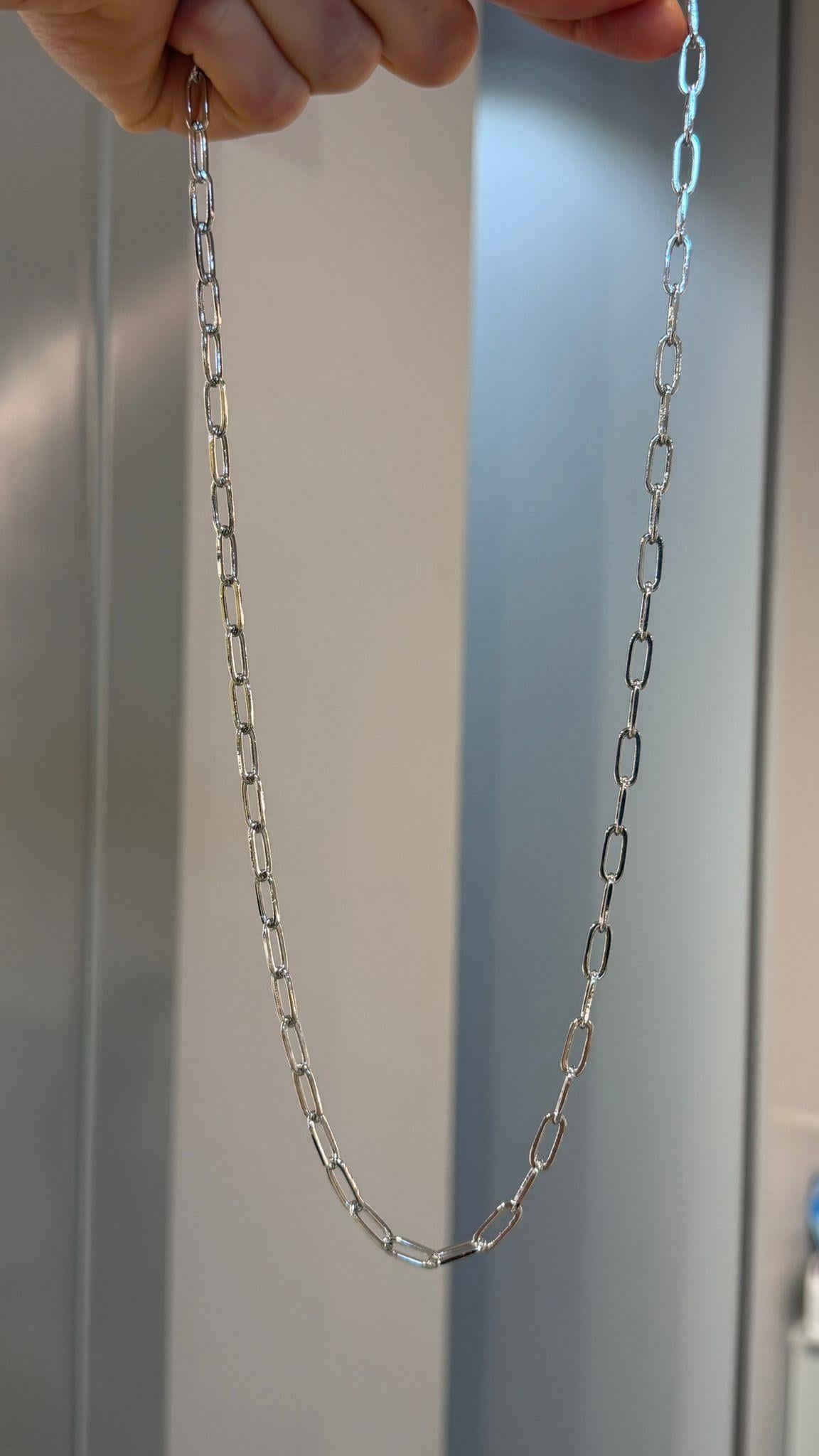 Özel Seri 60 cm Silver Ataç Kolye
