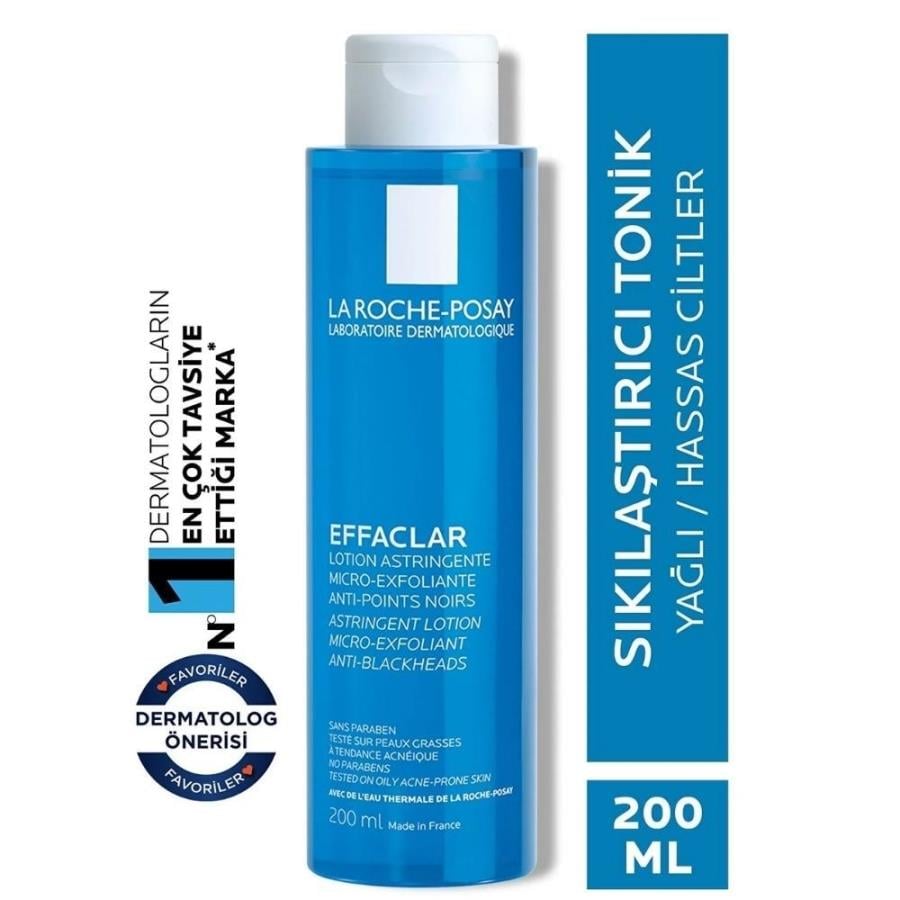 La Roche Posay Effaclar Yağlı Ve Akneye Eğilimli Ciltler İçin Salisilik Asit İçeren Tonik 200 ml