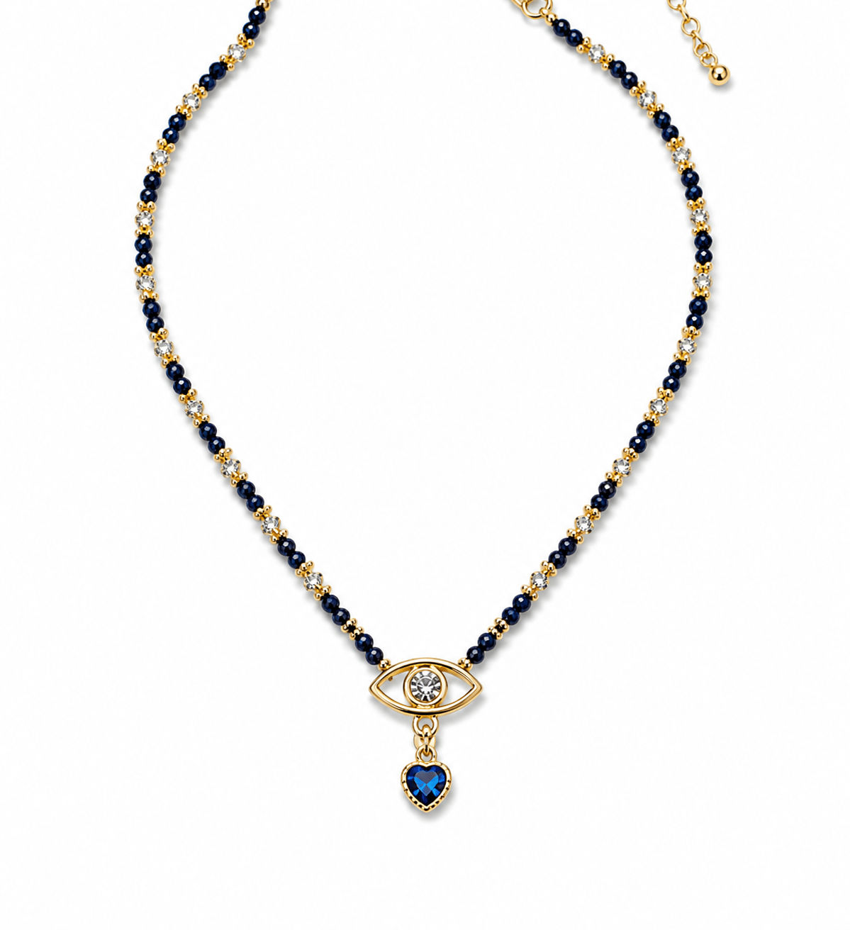14k Altın Kaplama - Eye Löw Lapis Kolye