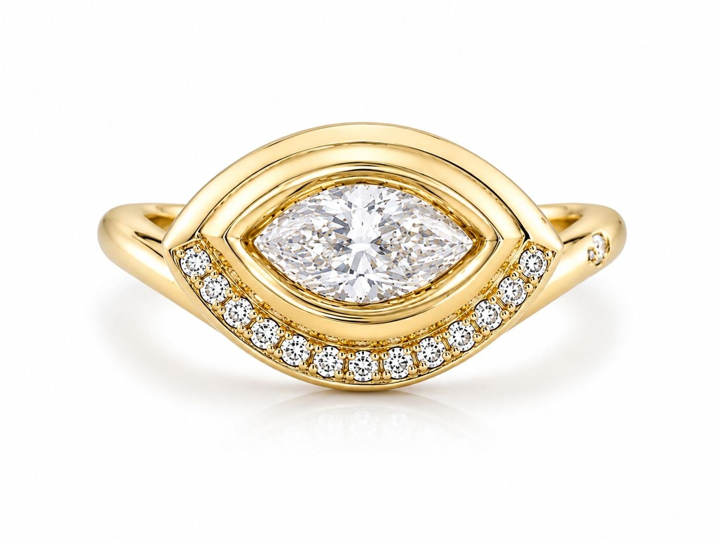 Diamond Eye Nazar Rings