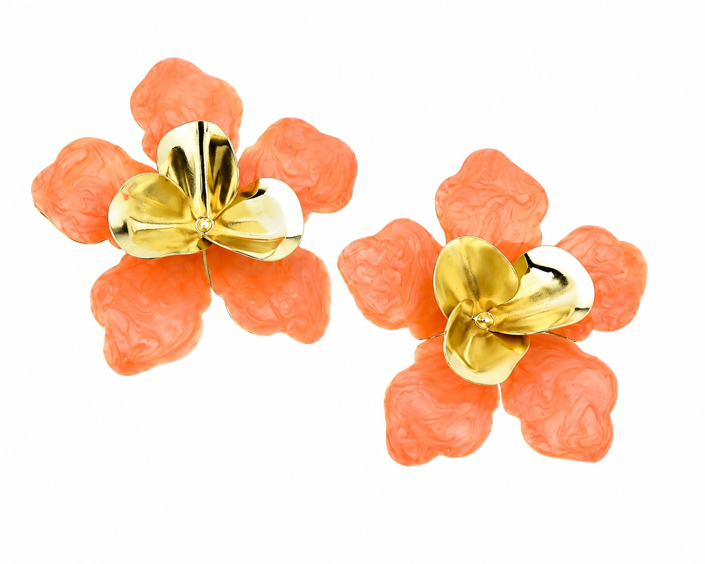 Flowers Stars Orange