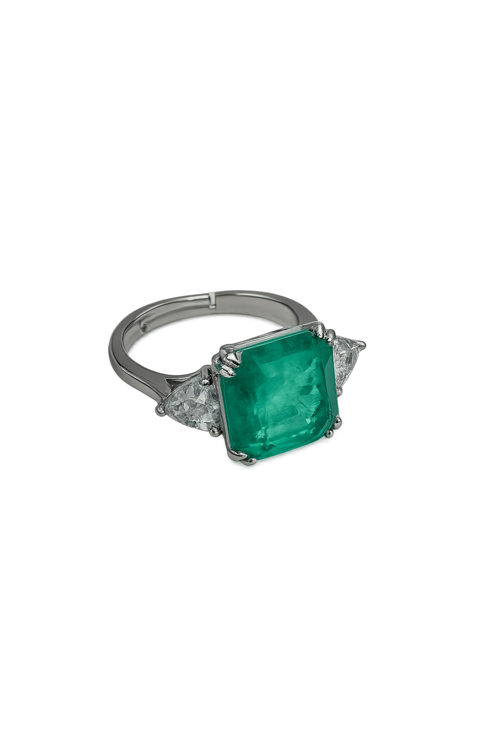 Turkuaz Ayarlanabilir Diamonds Rings