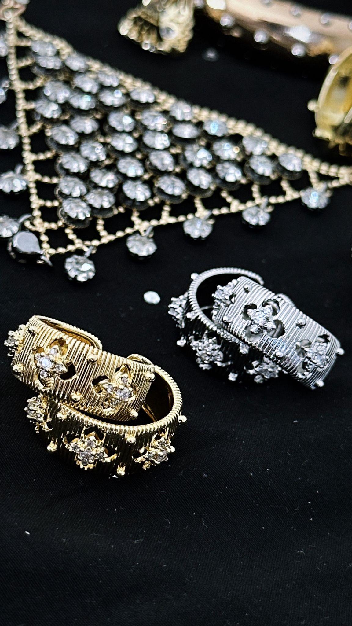 VC İTHAL SİLVER-GOLD AYARLANABİLİR RİNG 