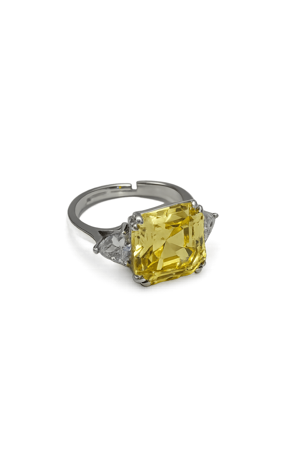Yellow Ayarlanabilir Diamond Rings