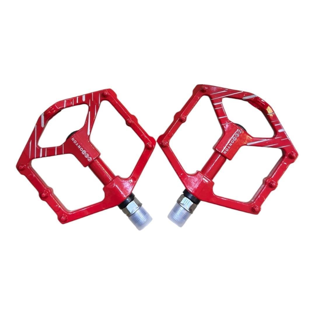 ZedOnyon Geniş Platformlu Rulmanlı Pedal Kırmızı