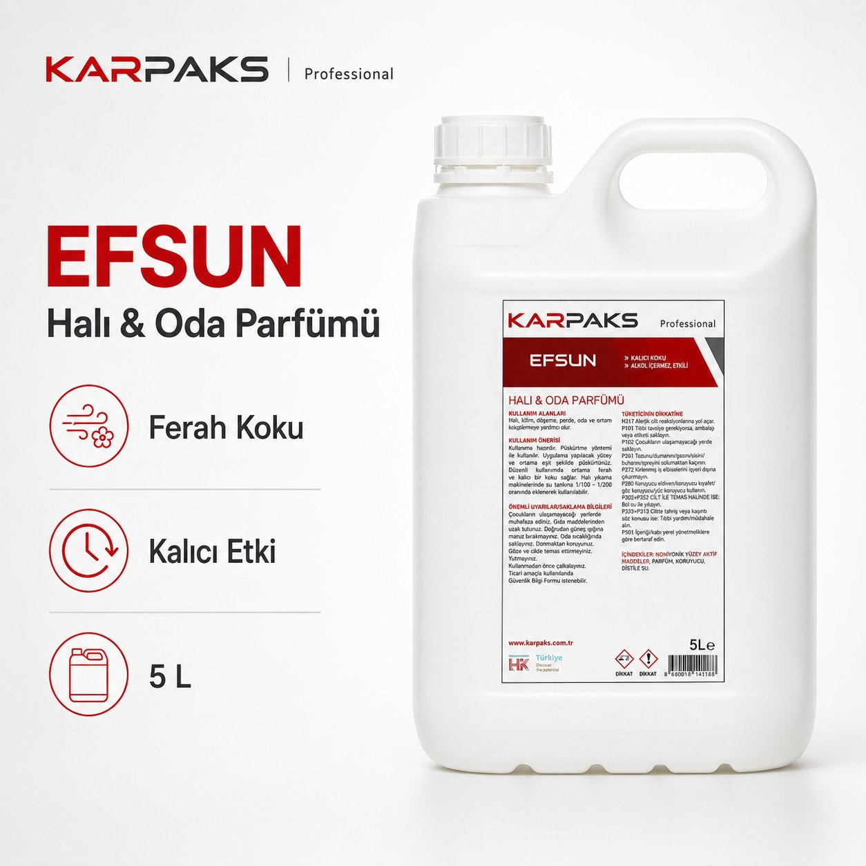 Karpaks Efsun Halı ve Oda Perfümü 5 Kg
