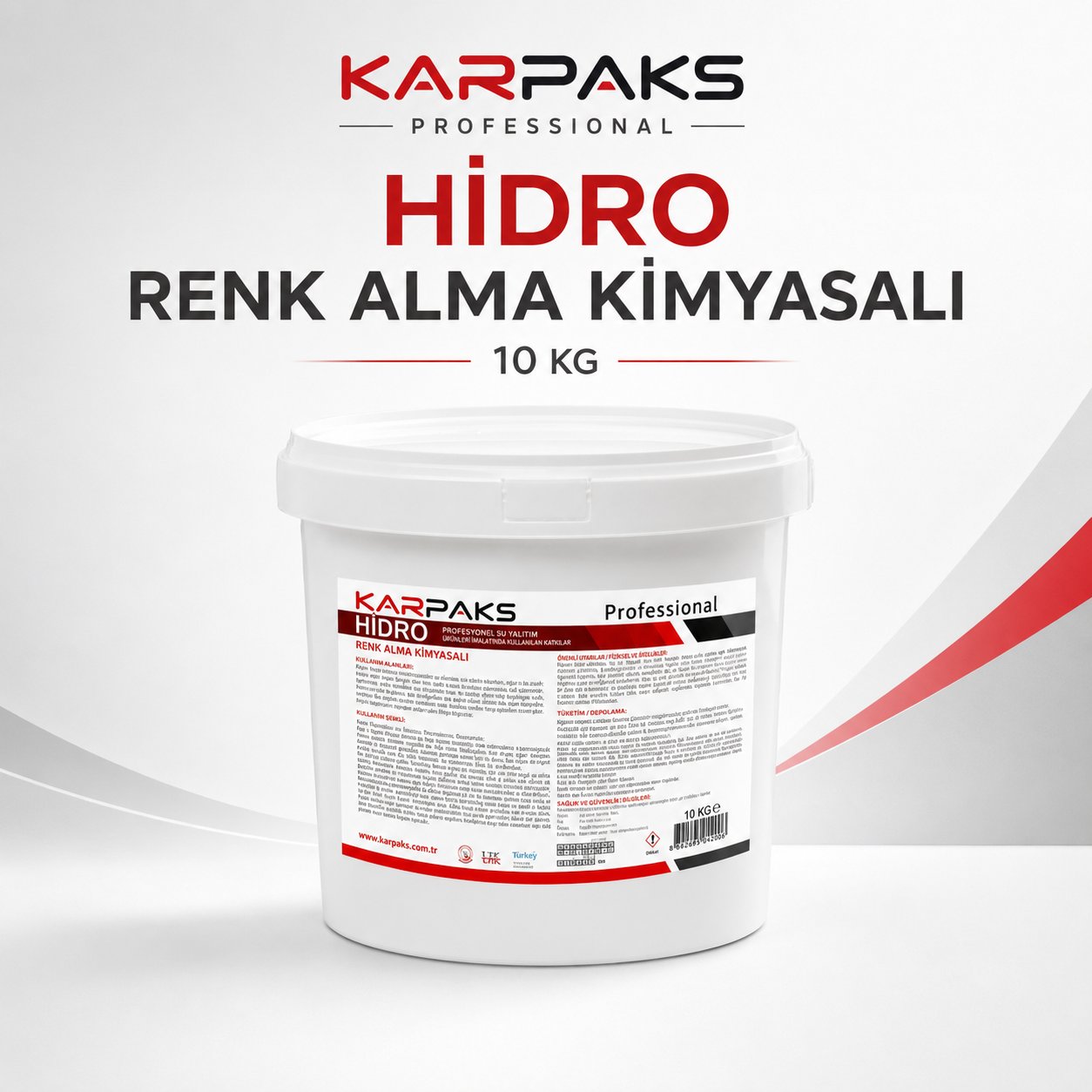 Karpaks Hidro Renk Alma Kimyasalı 10 Kg