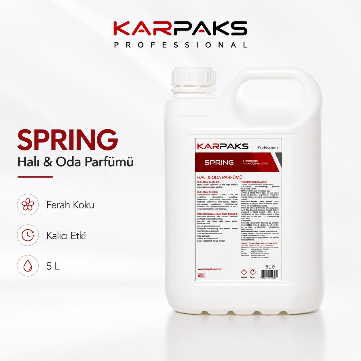 Karpaks Spring Halı ve Oda Parfümü 5 Kg