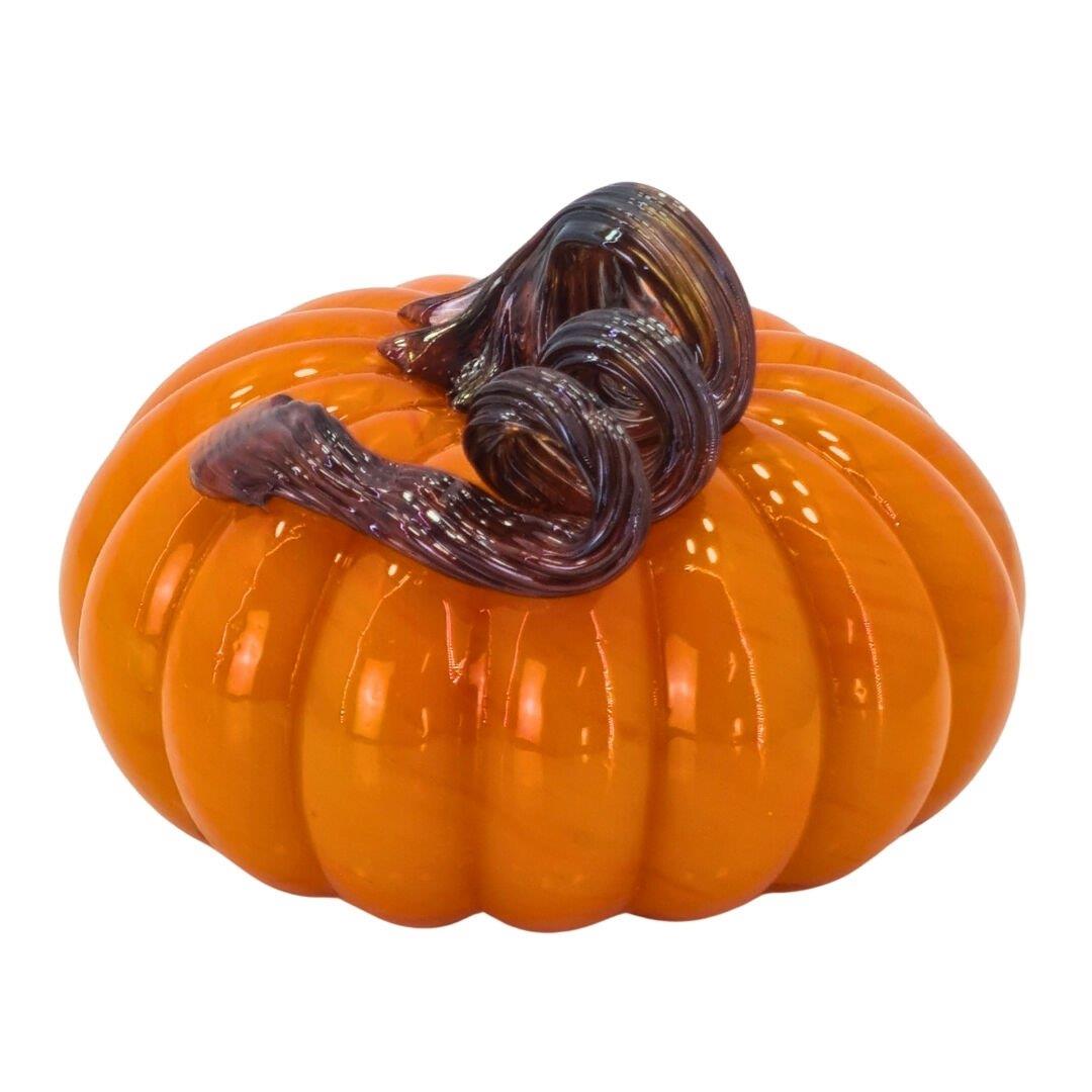 AydınEvAks.Cam Turuncu Kabak Obje 4