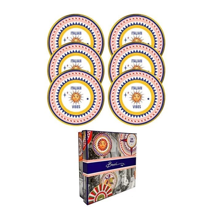 Bacı Milano Dolce Vita 6'lı Good Vibes Ekmek Tabağı 16 Cm Porselen