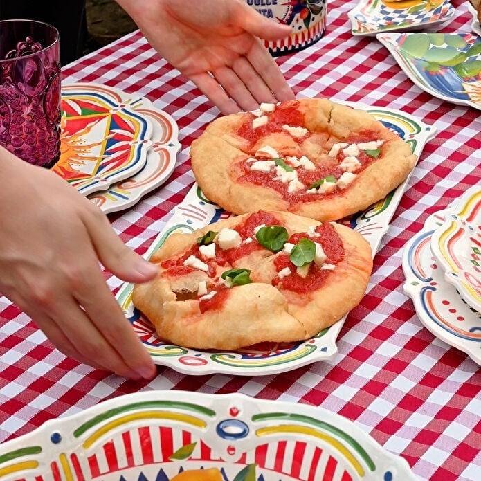 Bacı Milano Dolce Vita Dikdörtgen Tepsi 45 Cm, Melamin
