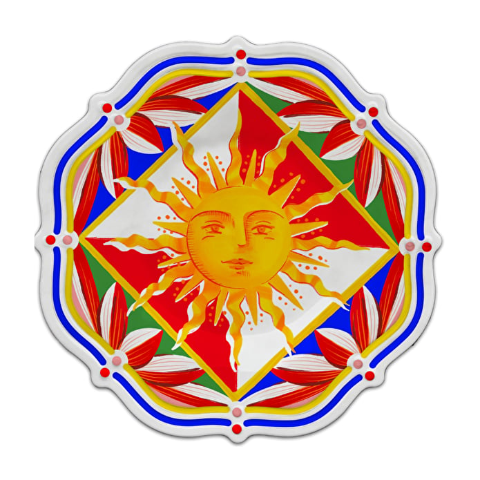 Bacı Milano Dolce Vita Sun 6'lı Pasta Tabağı 22 Cm Melamin