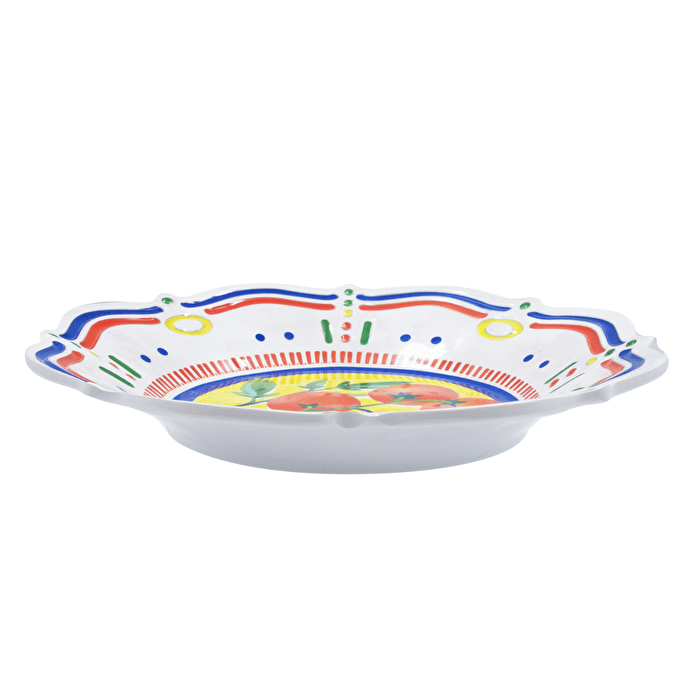 Bacı Milano Dolce Vita Tomatos 6'lı Çukur Tabak 23,5 Cm Melamin