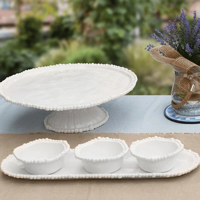 Bacı Milano Joke Table Kitchen Melamin 3'lü Küçük Kase Beyaz
