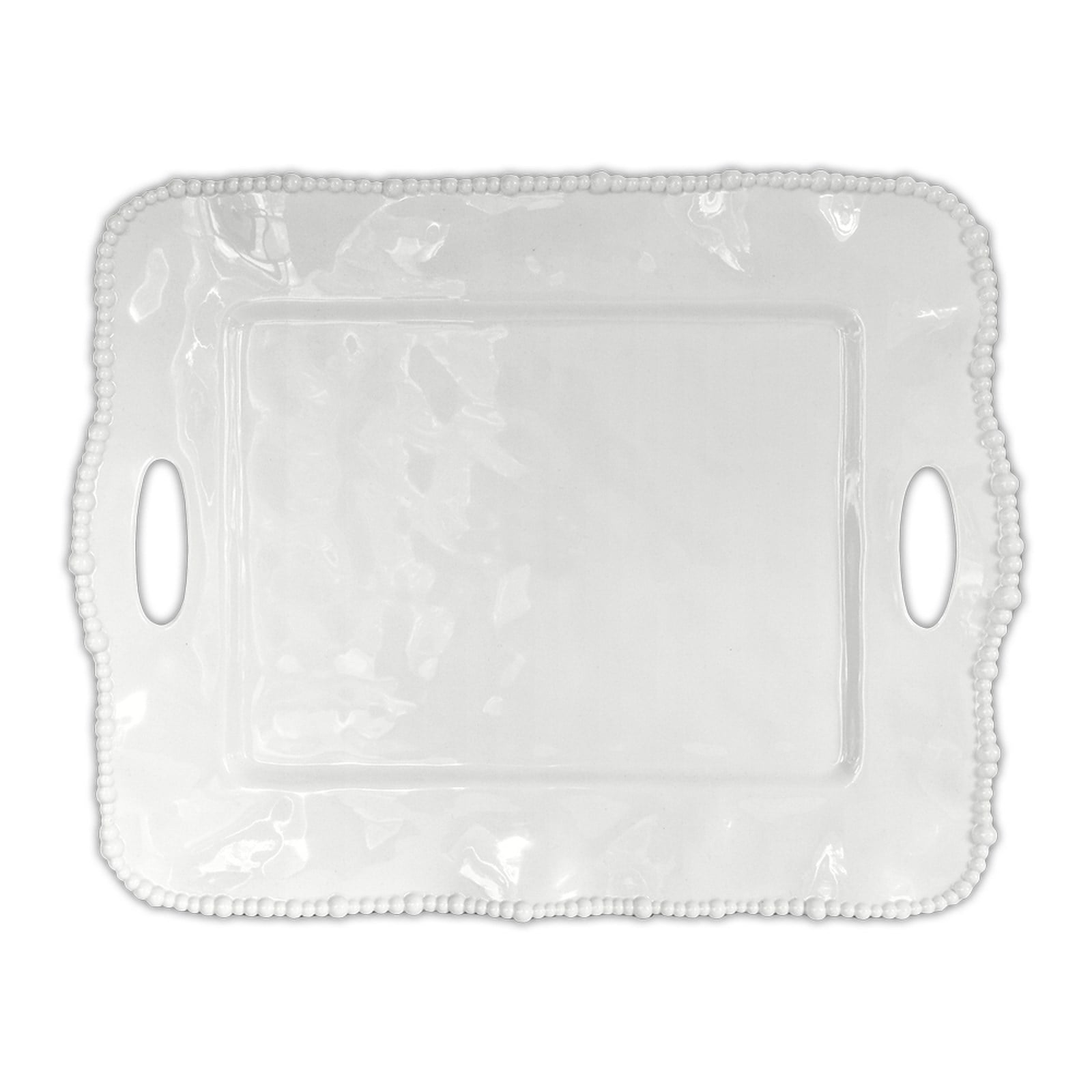Bacı Milano Joke Table Kitchen Melamin Dikdörtgen Tepsi Beyaz