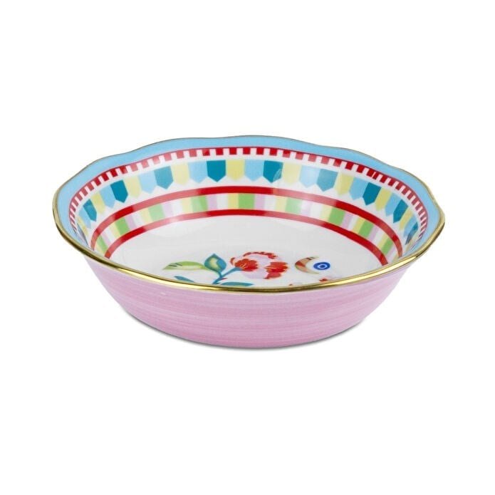 Bacı Milano Mamma Mia Pembe Desenli Kase 18 Cm X 6,5 Cm