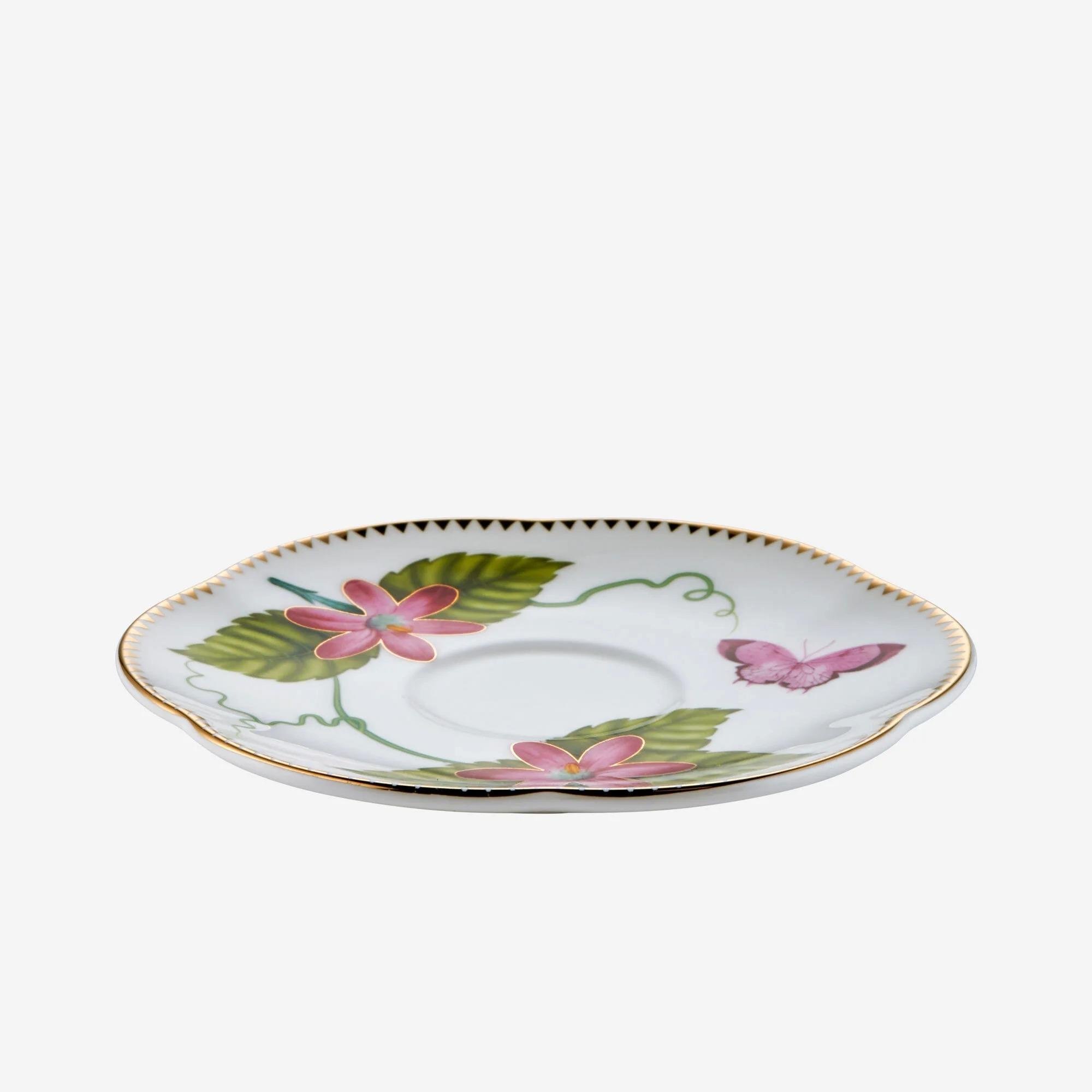 CHİARA ALESSİ Pembe Porselen Kahve Fincan Seti 80 Ml