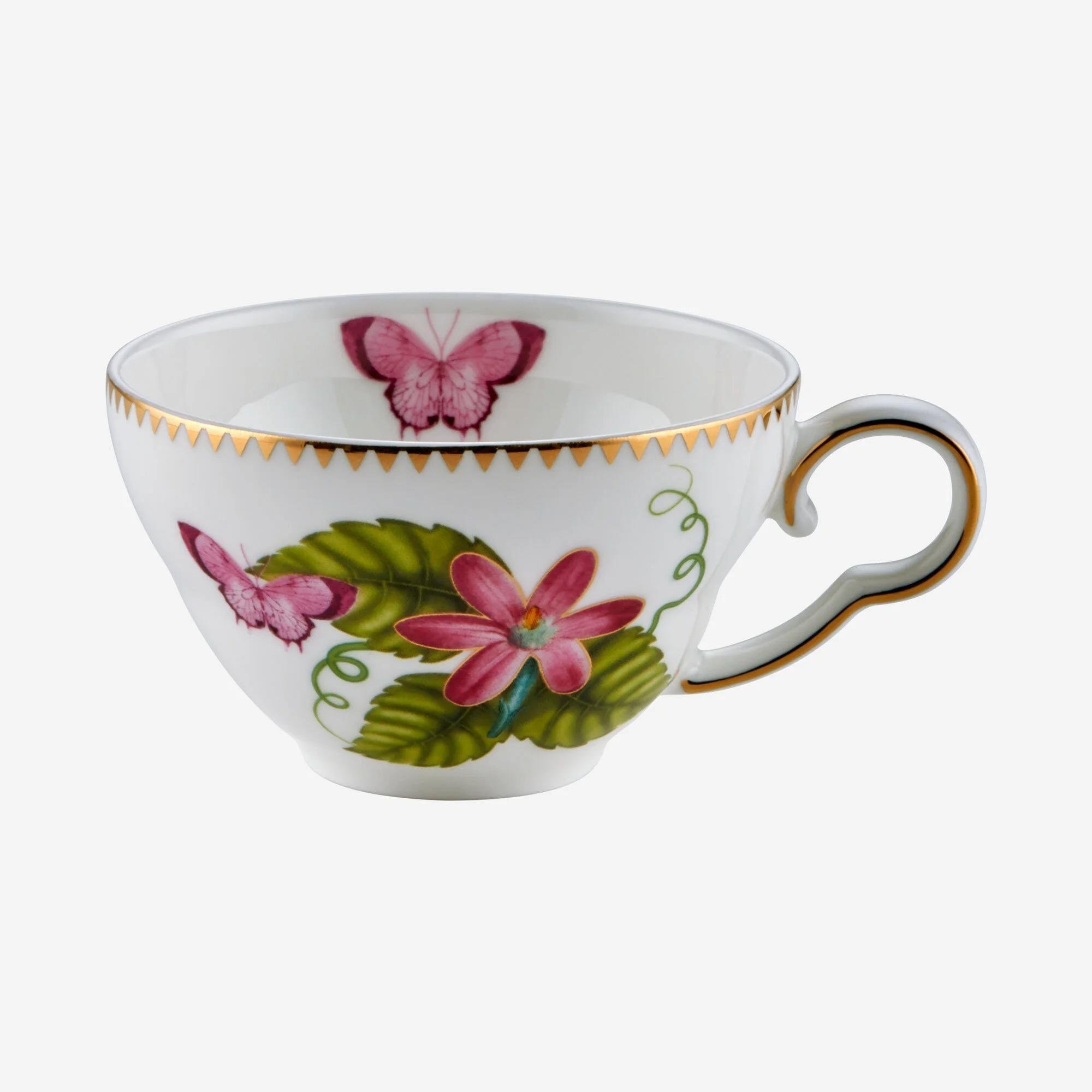 CHİARA ALESSİ Pembe Porselen Kahve Fincan Seti 80 Ml