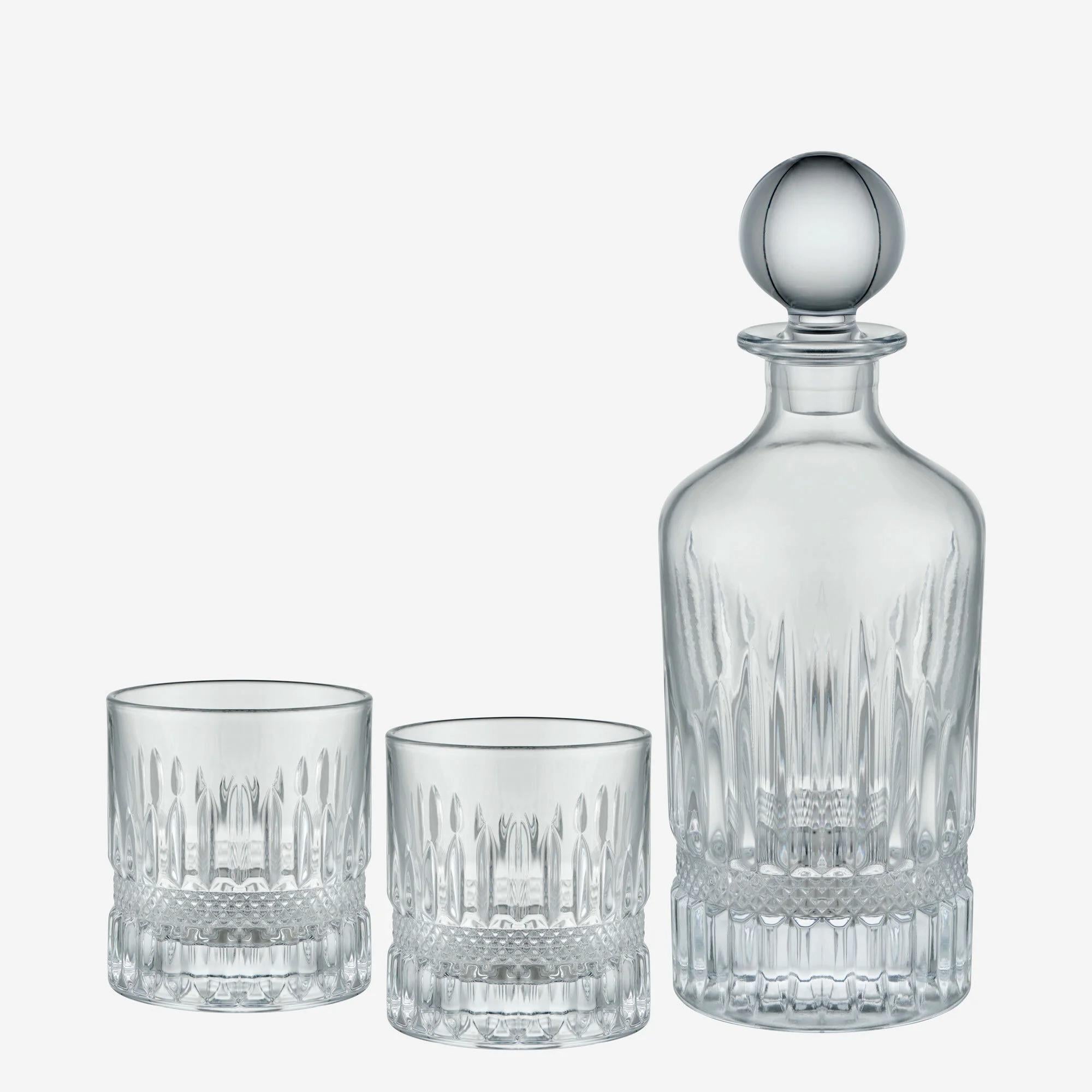 Chiara Alessi Şeffaf Cam Viski Seti The Gentlemen’S Reserve Collection