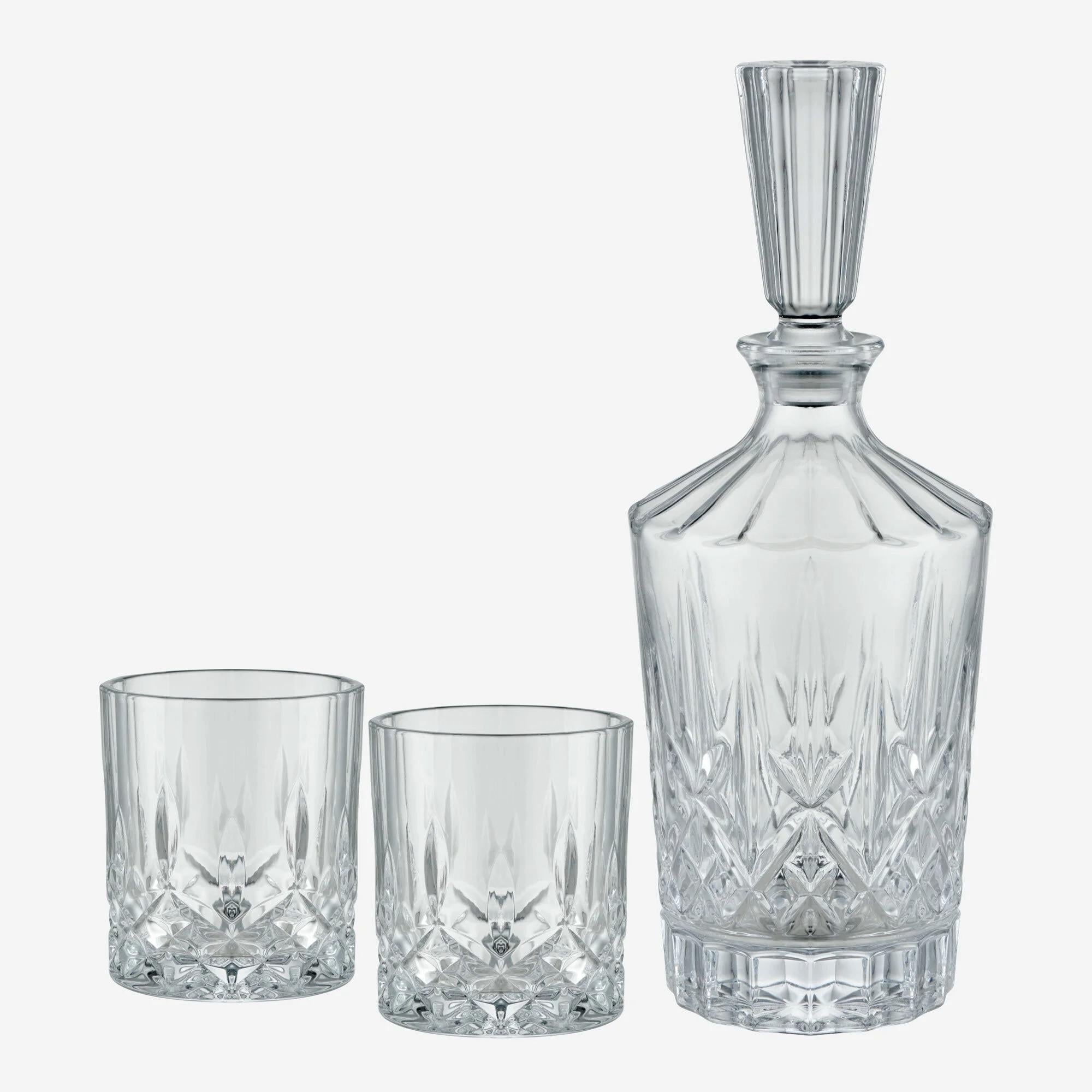 Chiara Alessi Şeffaf Cam Viski Seti The Gentlemen’S Reserve Collection