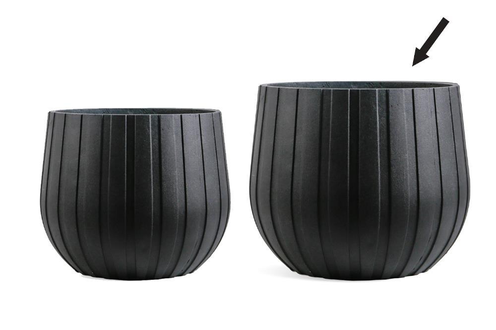 ÇİNPA ELNAR 55X45 CM GRANİT SAKSI