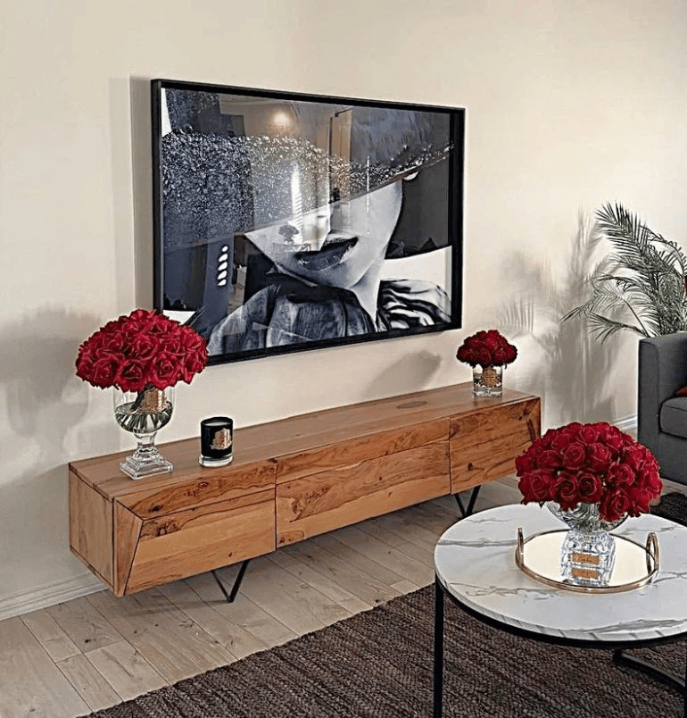 Cote Noire - Luxury Centerpiece 37 Güllü Koku Bordo