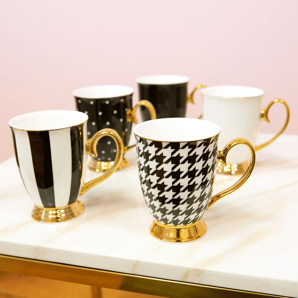 Crıstına Re Mug Houndstooth
