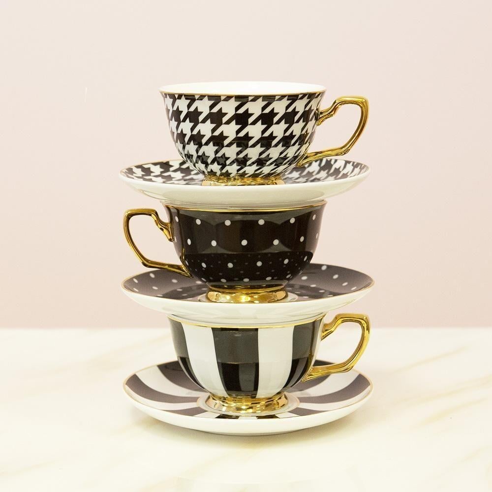CRİSTİNA RE TEACUP EBONY STRİPES