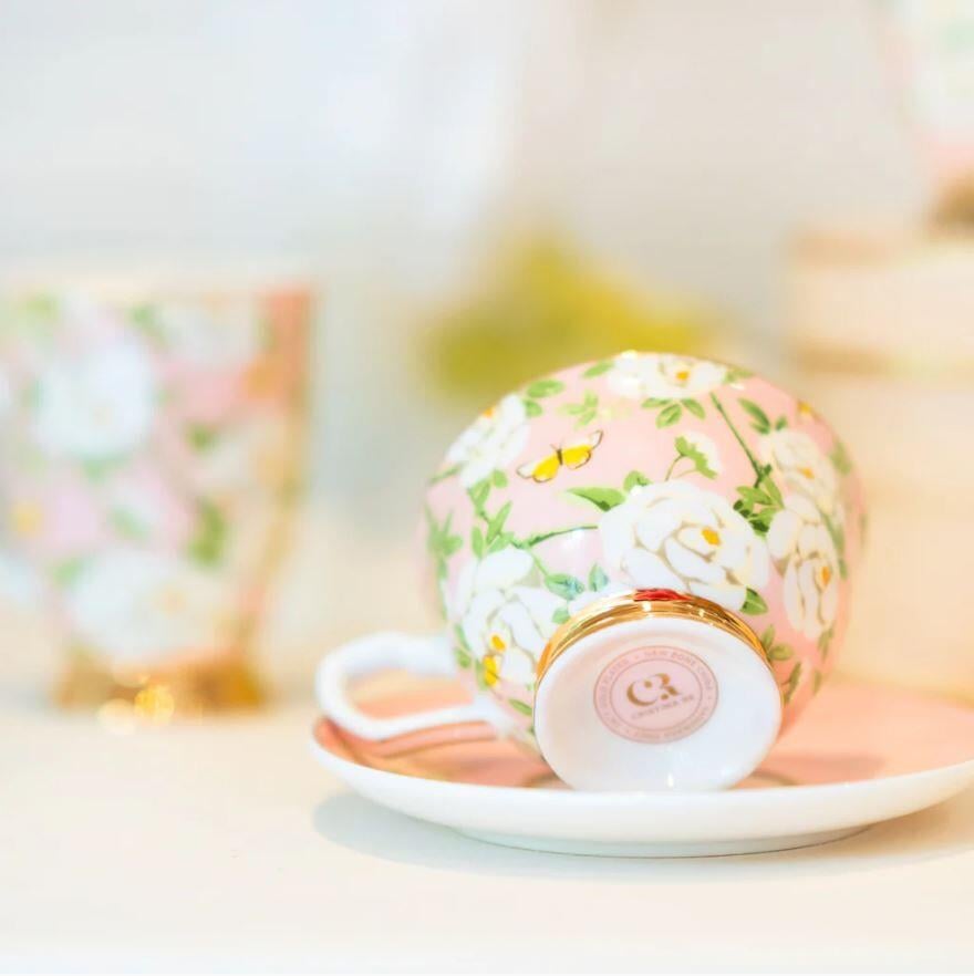 CRİSTİNA RE TEACUP&SAUCER PEONY GARDEN