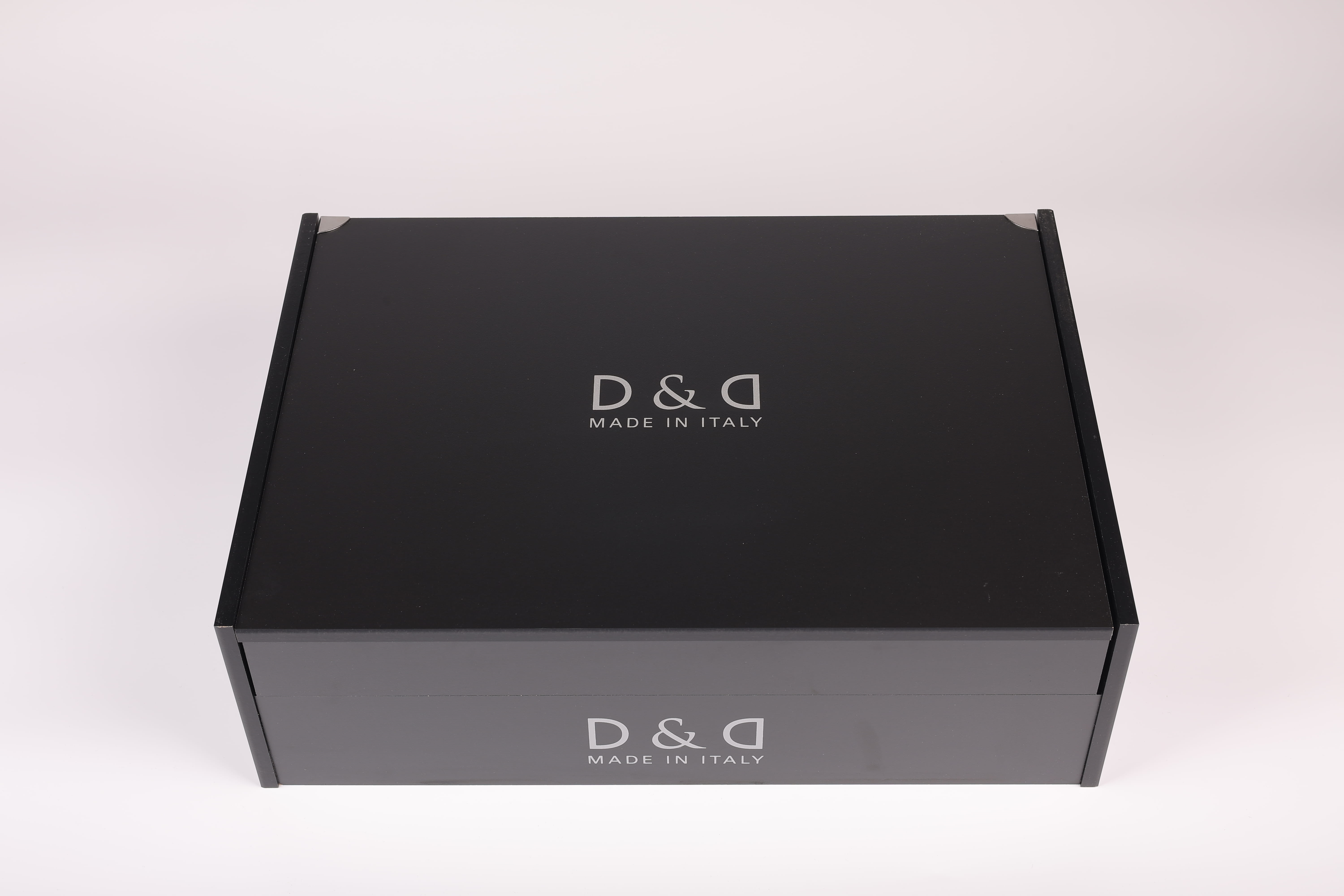 D&D 75 Pcs Wood Box Idıs Shıne Steel Champagne Pearl