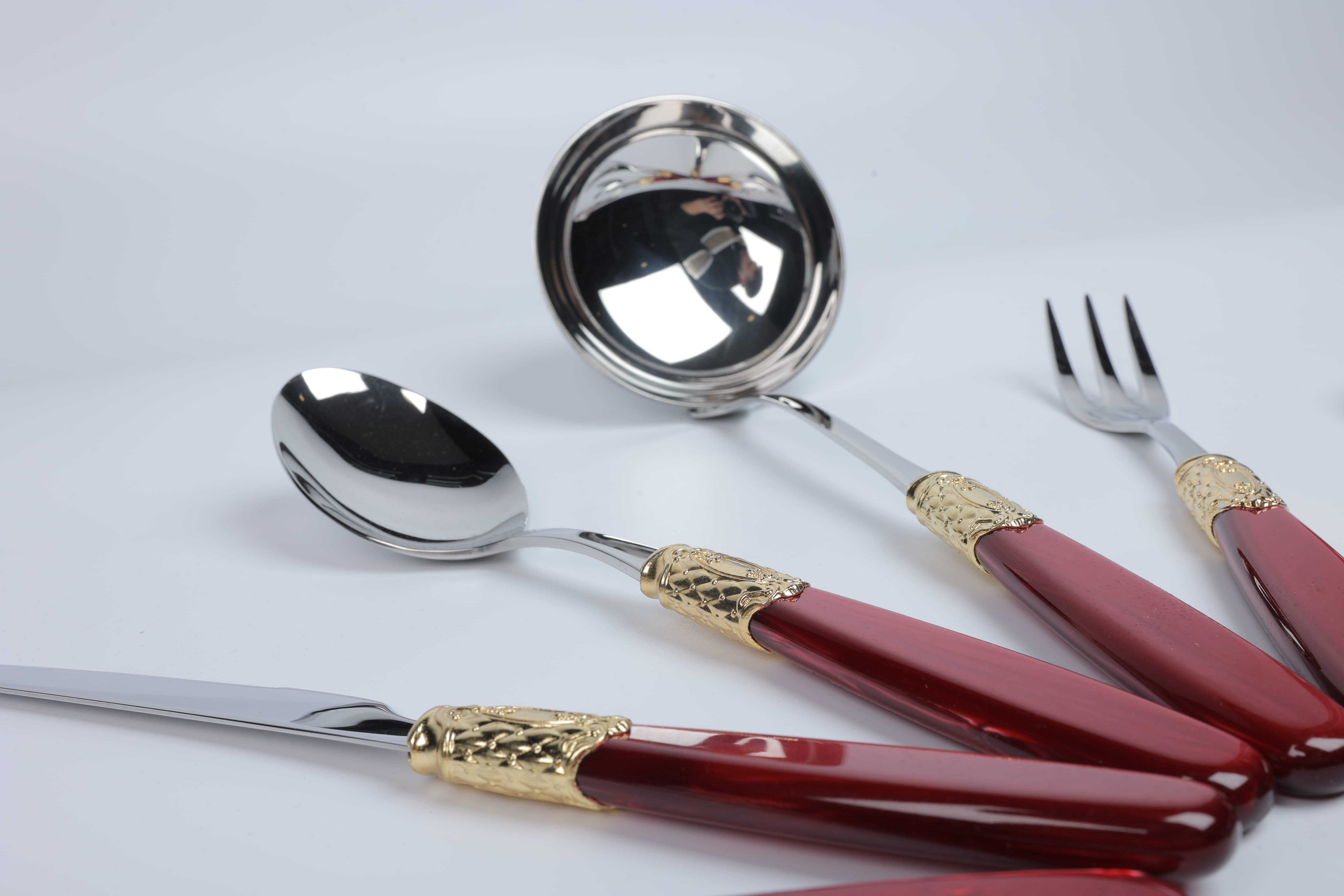 D&d Wood Box 75 Pcs Vıctorıa Shıne Gold + Steel Bordeaux Pearl