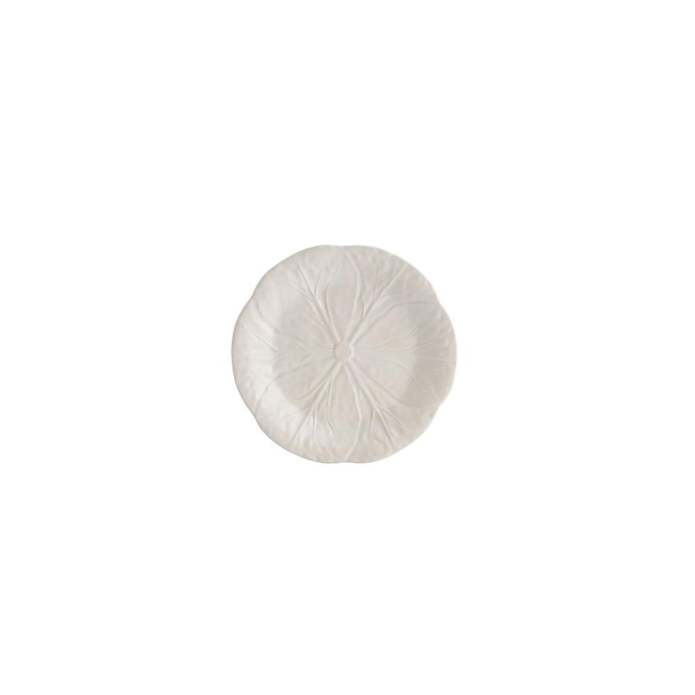 KRS-65017512 BORDALLO PİNHEİRO Beyaz Lahana Pasta Tabak 19cm
