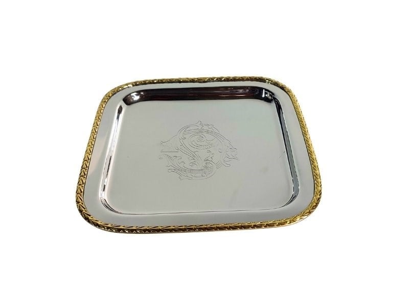 Lmd Border Collectıon Kare Tepsı 19x19x4 Cm
