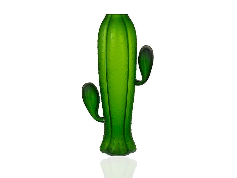 LMD CACTUS BUYUK YESIL CAM VAZO 32,5X15X56 CM