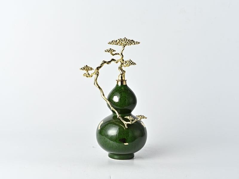 LMD CALABASH GREEN SMALL DECOR 21X13X33CM