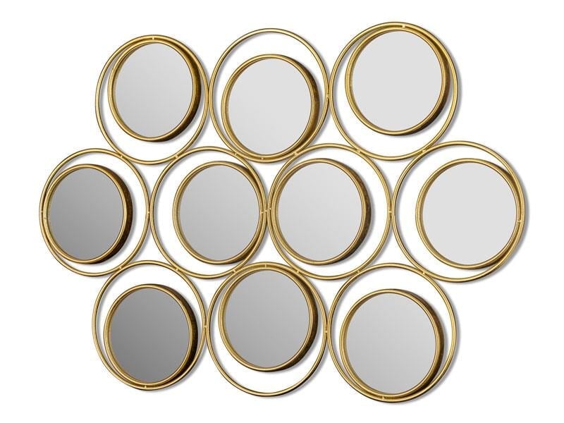 LMD CIRCLES REGULAR AYNA GOLD 101X69 CM