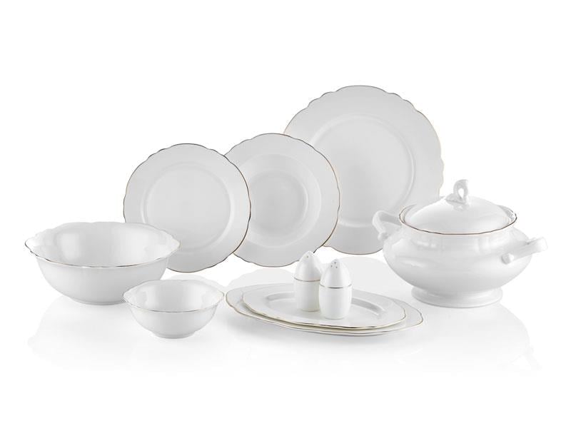 LMD ELEGANCE GOLD 59PCS DINNER SET