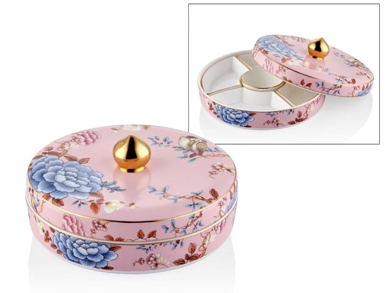 LMD FLORAL PINK 7PCS CANDY SET 20,5X8CM