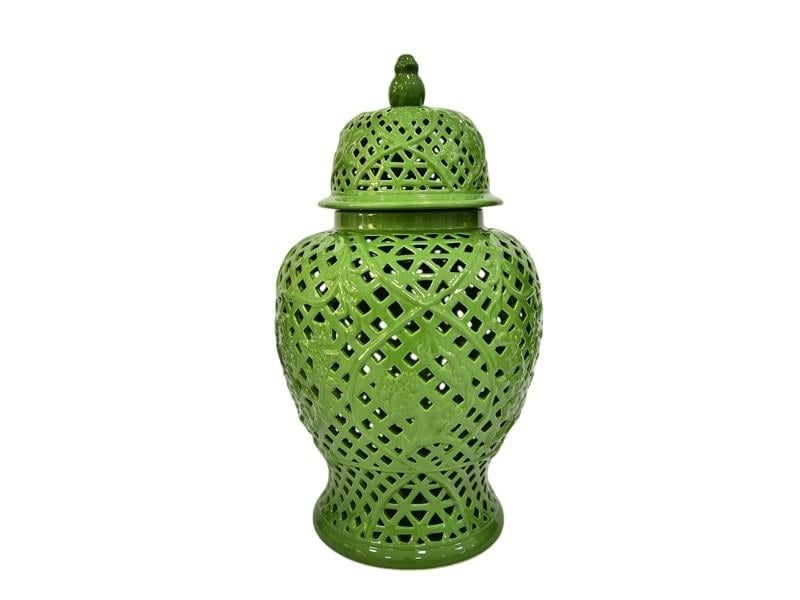 LMD KUŞ VE ÇİÇEK DESENLİ GOLD BÜYÜK KÜP 32X32X64 CM